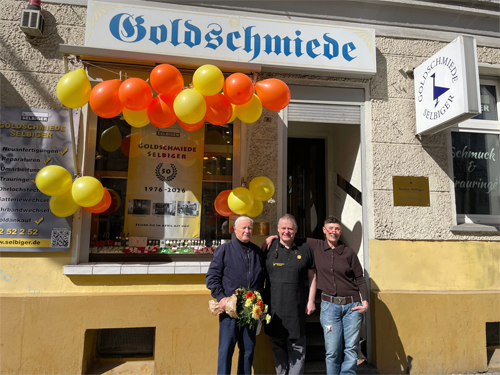 Goldschmiede Selbiger besteht 50 Jahre